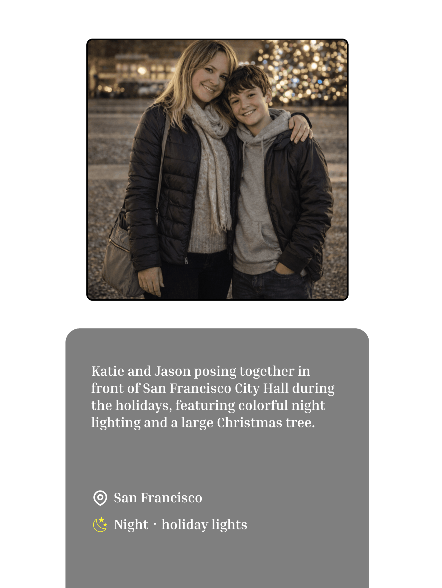 Capture the story behind every photo