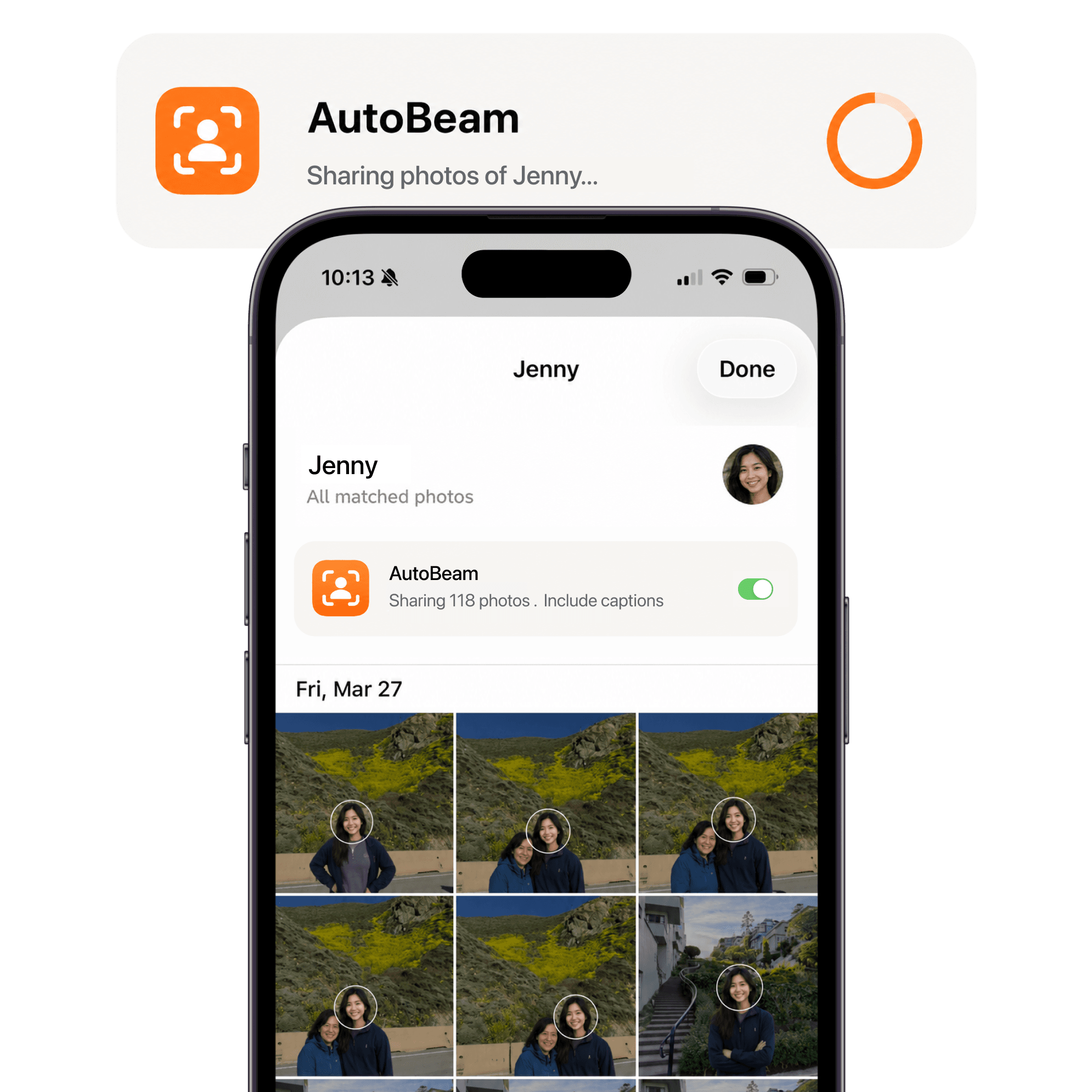 Never miss a photo of yourself again